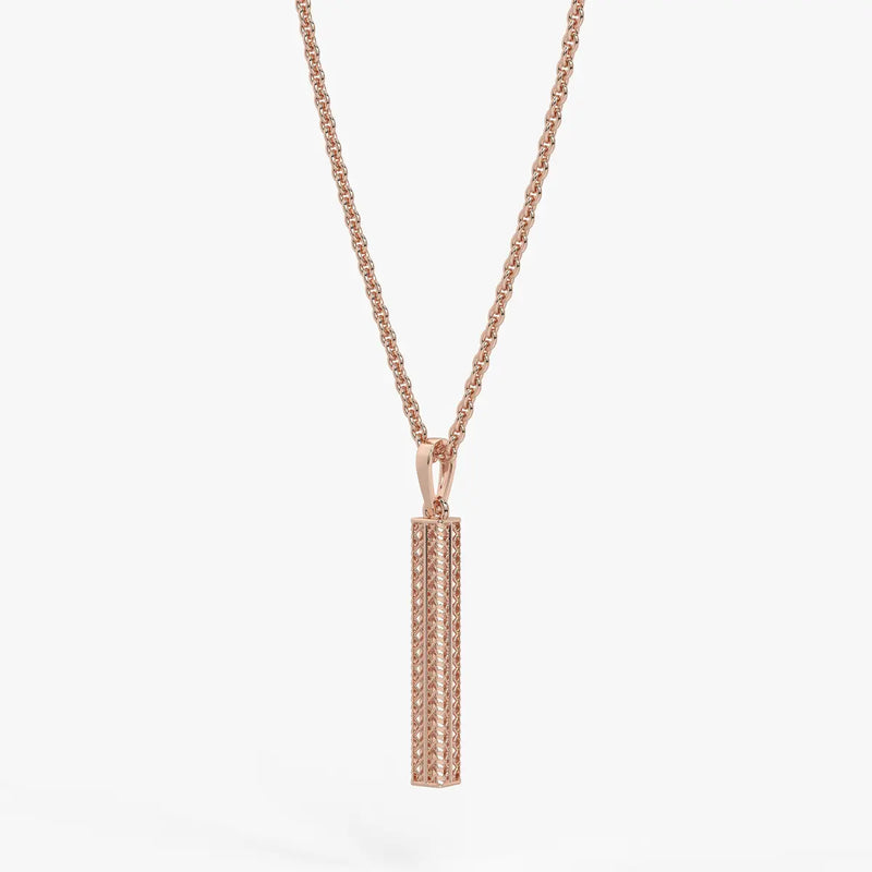 Linear Openwork Bar Pendant
