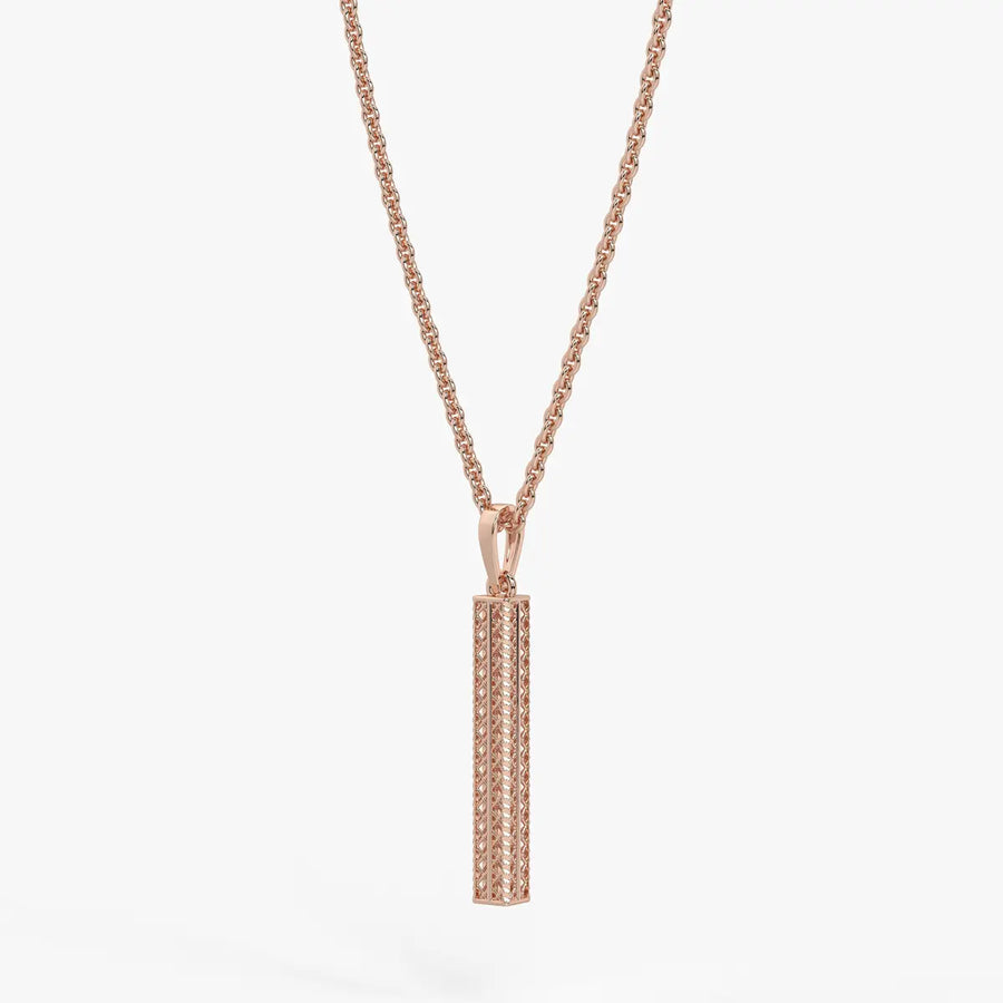 Linear Openwork Bar Pendant