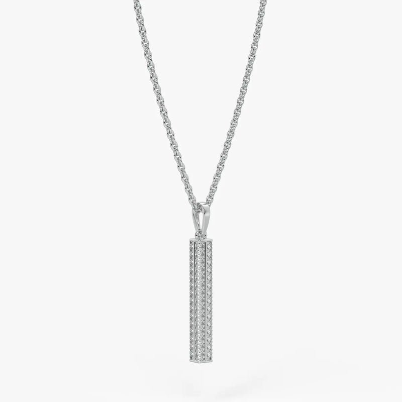 Linear Openwork Bar Pendant