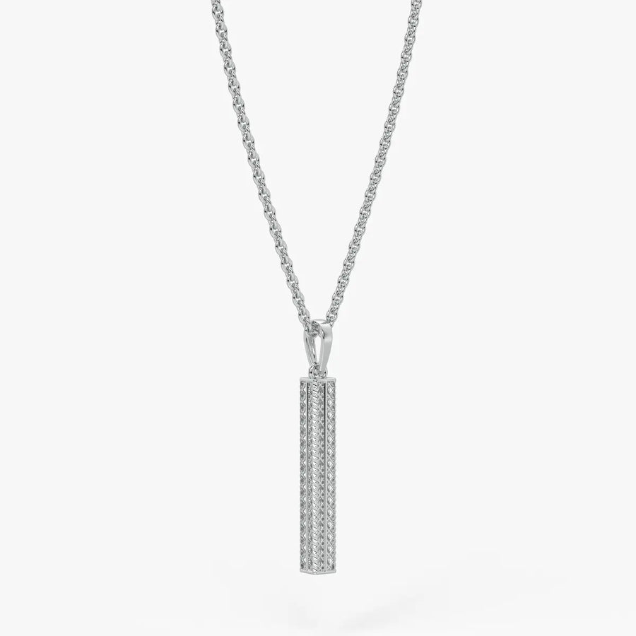 Linear Openwork Bar Pendant