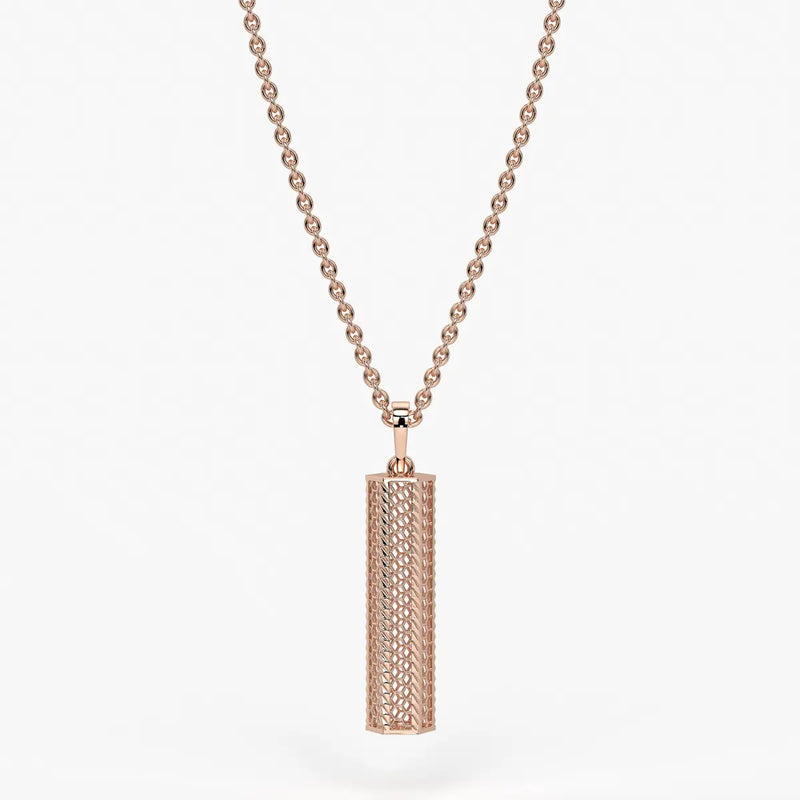 Vertical Geometric Bar Pendant