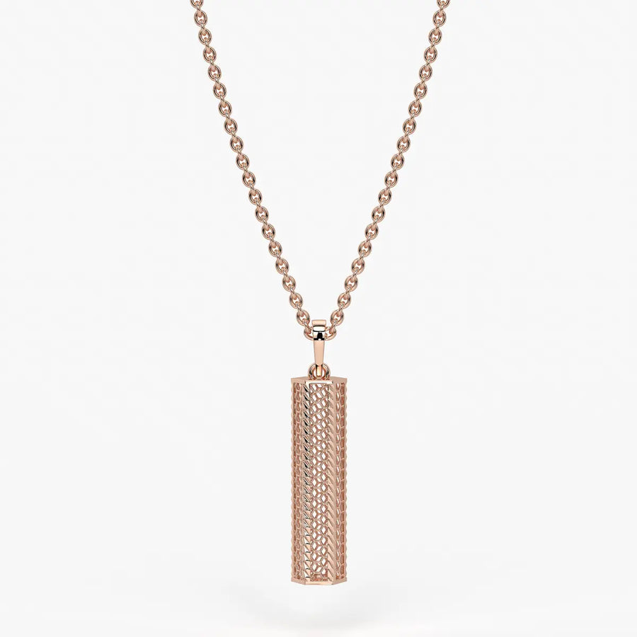 Vertical Geometric Bar Pendant