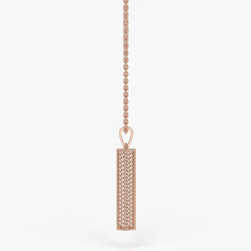 Vertical Geometric Bar Pendant
