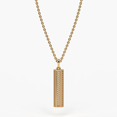 Vertical Geometric Bar Pendant