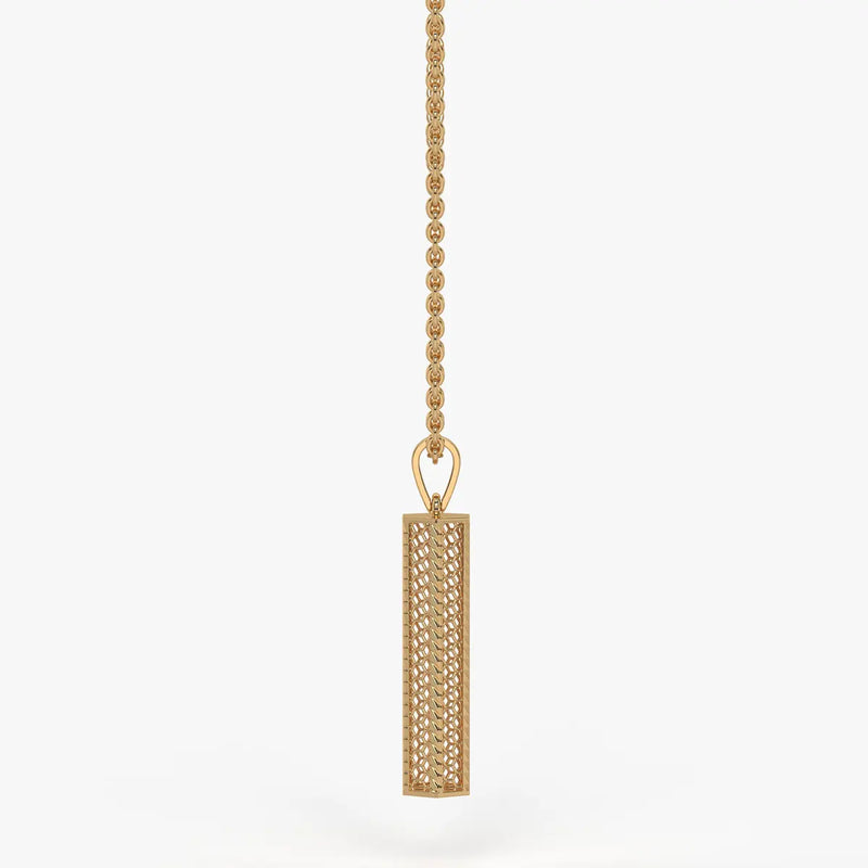 Vertical Geometric Bar Pendant