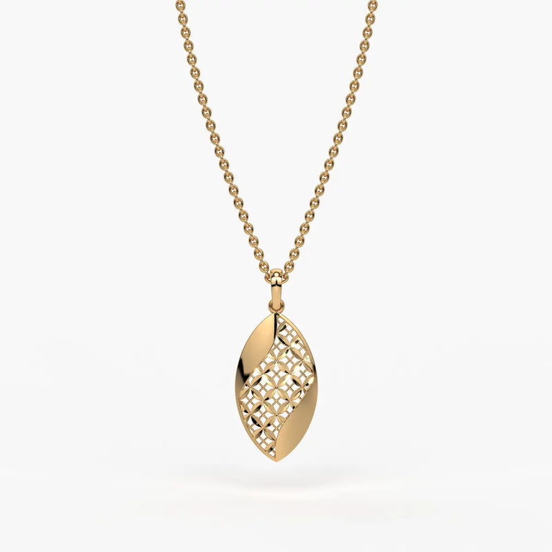 Marquise Split-Panel Pendant