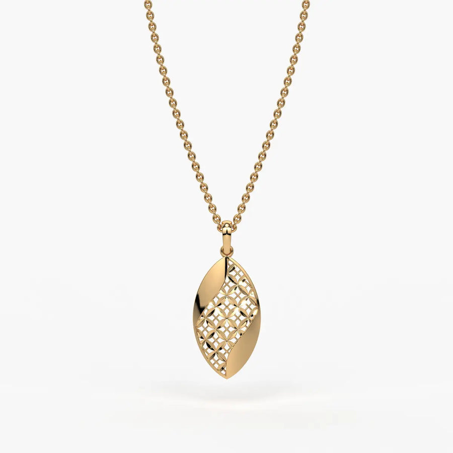 Marquise Split-Panel Pendant