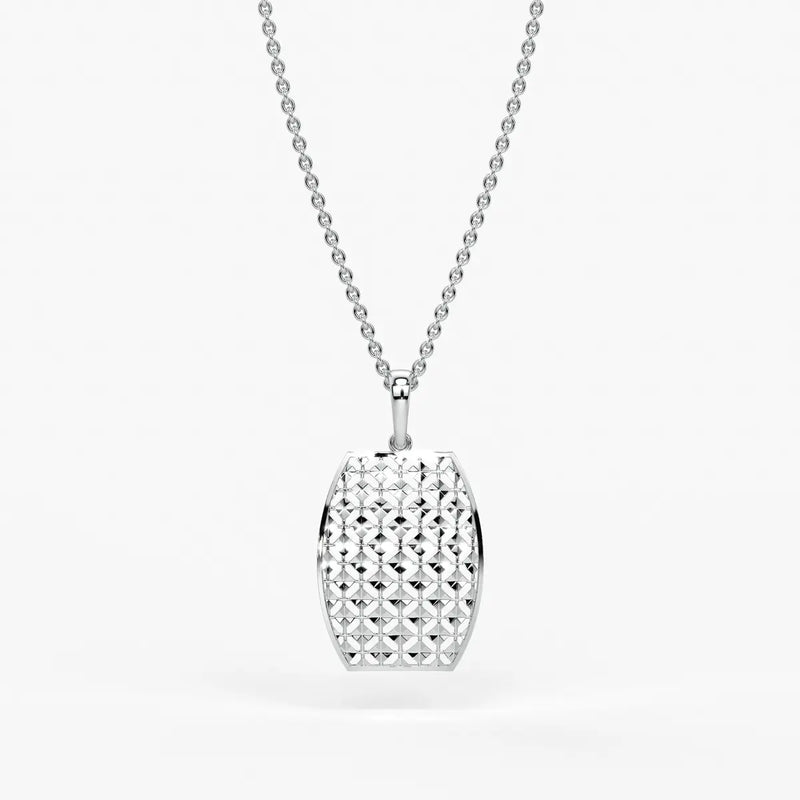 Oval Lattice Pendant