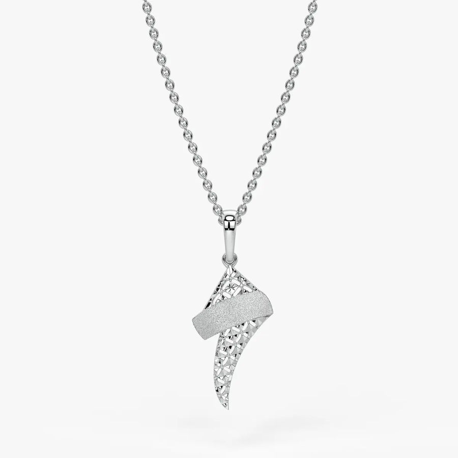 Abstract Twist Drop Pendant