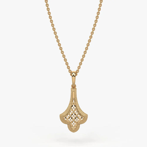 Zarelle Filigree Crest Pendant
