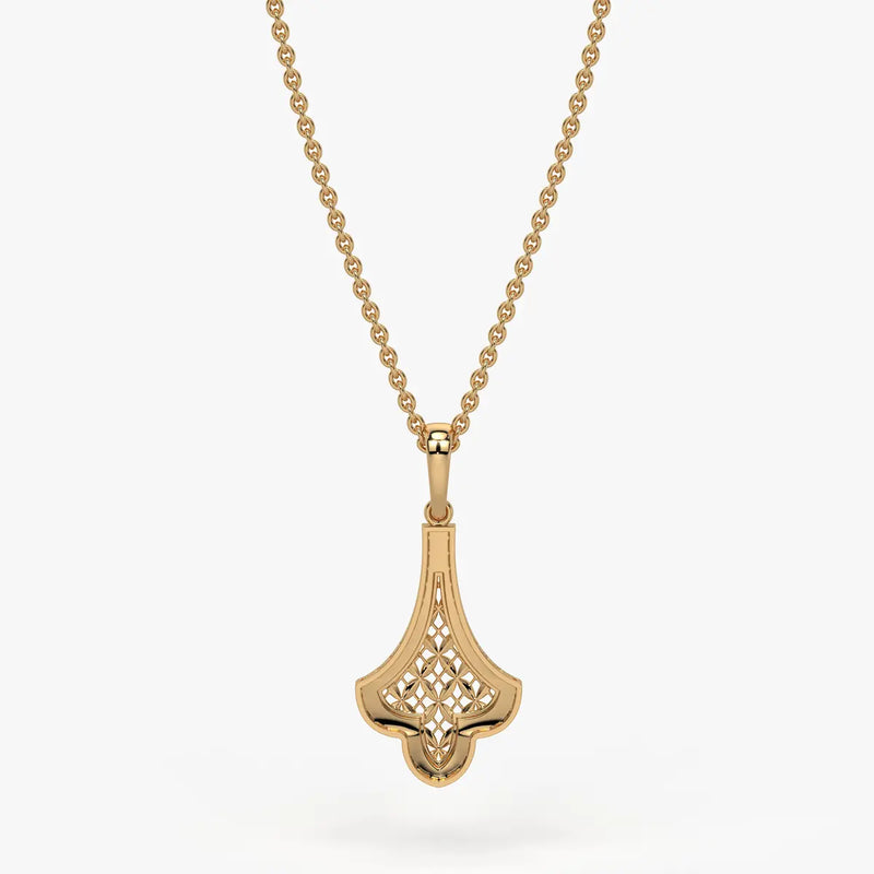 Zarelle Filigree Crest Pendant