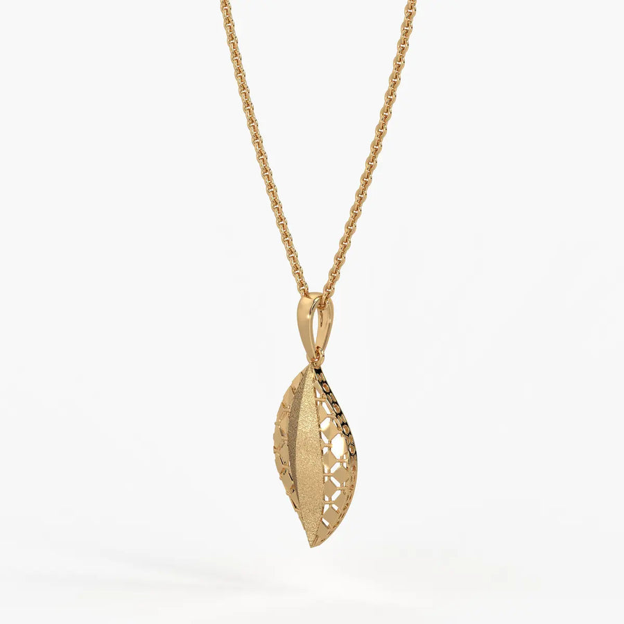 Verdantia Veil Leaf Pendant
