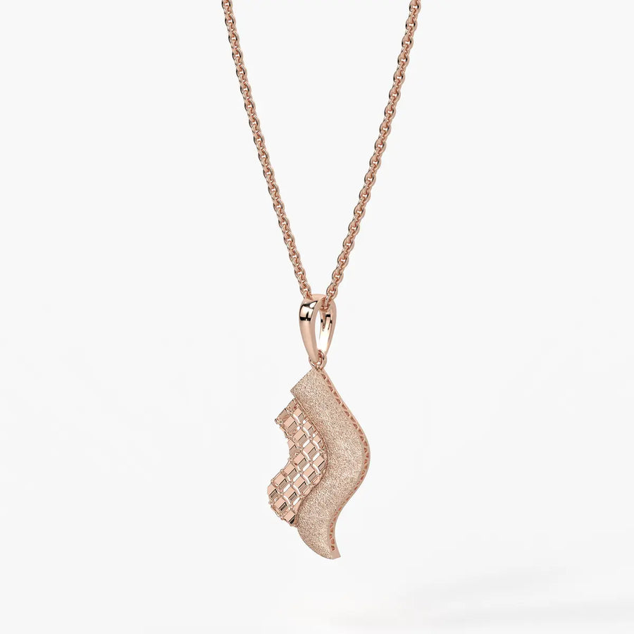 Serpentine Aura Wave Pendant