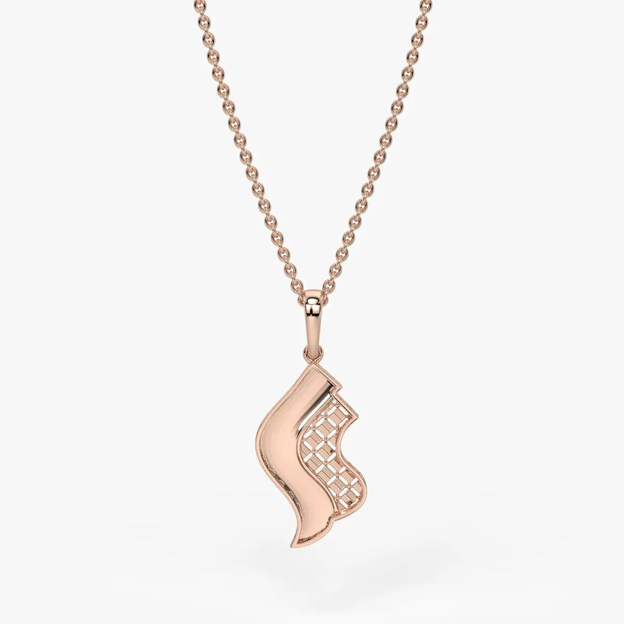 Serpentine Aura Wave Pendant