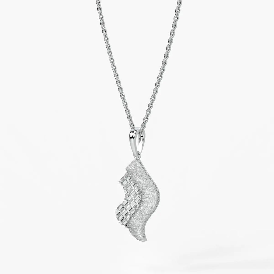 Serpentine Aura Wave Pendant