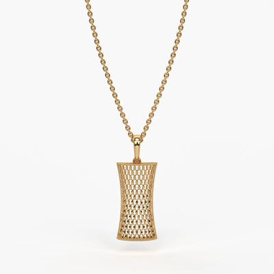 Lattera Weave Drop Pendant