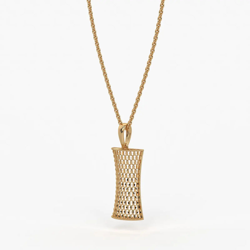 Lattera Weave Drop Pendant