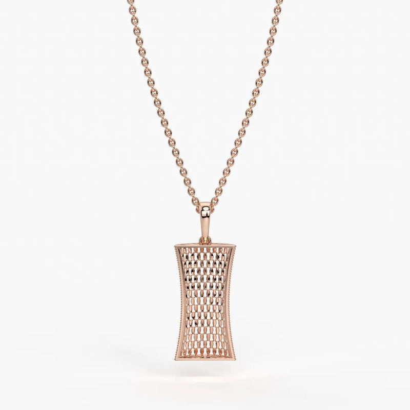 Lattera Weave Drop Pendant