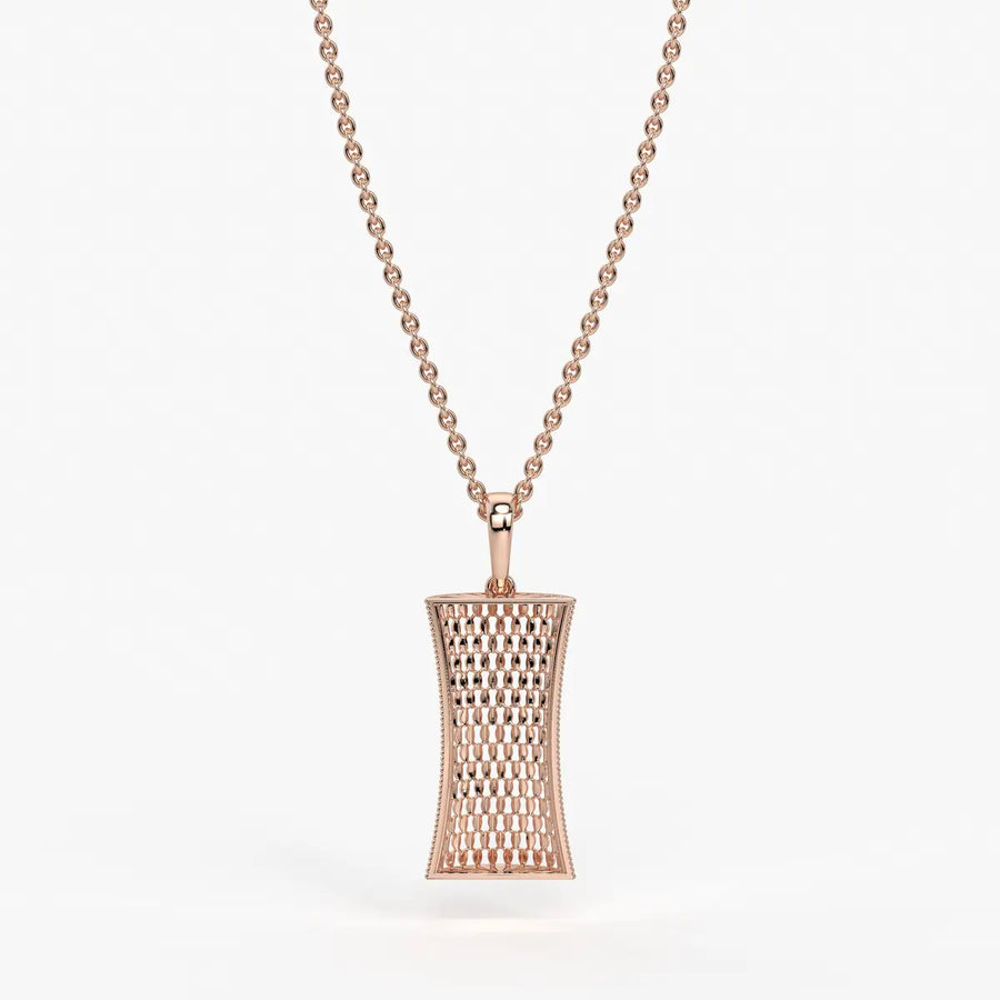 Lattera Weave Drop Pendant
