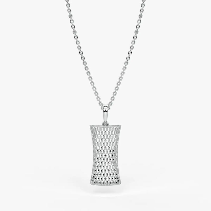 Lattera Weave Drop Pendant