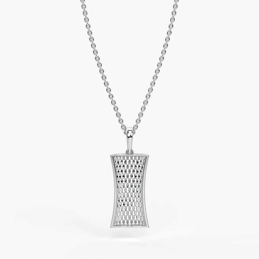 Lattera Weave Drop Pendant