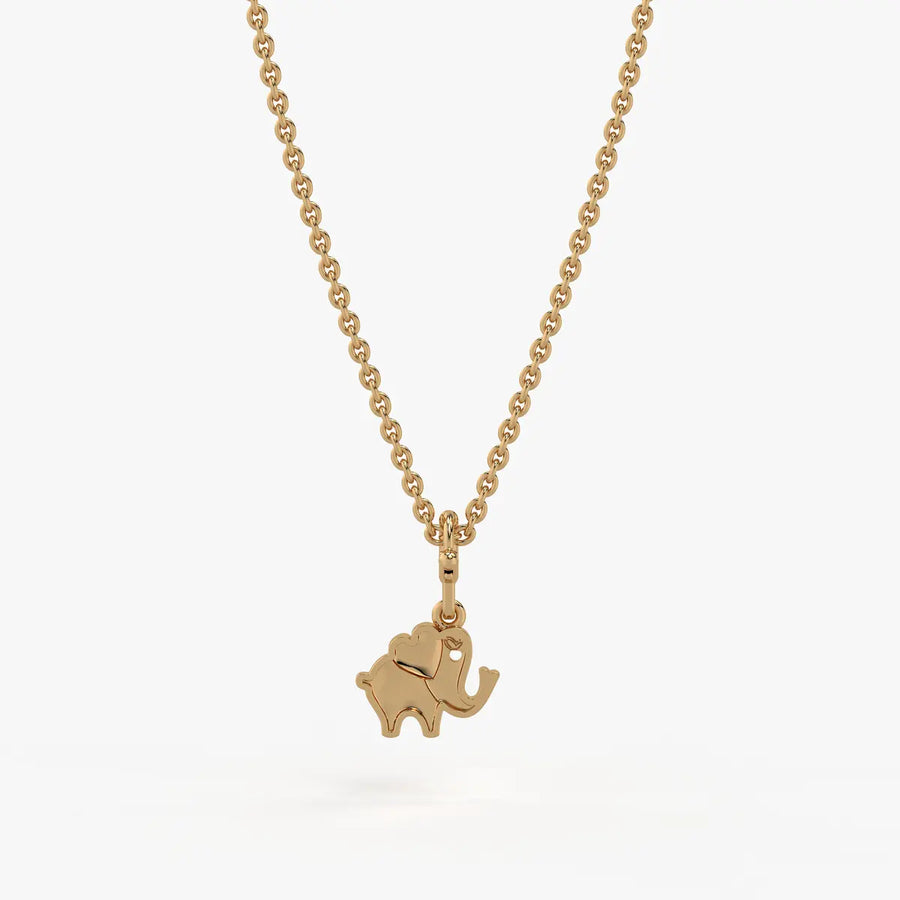 Elluri Kids Elephant Charm Pendant