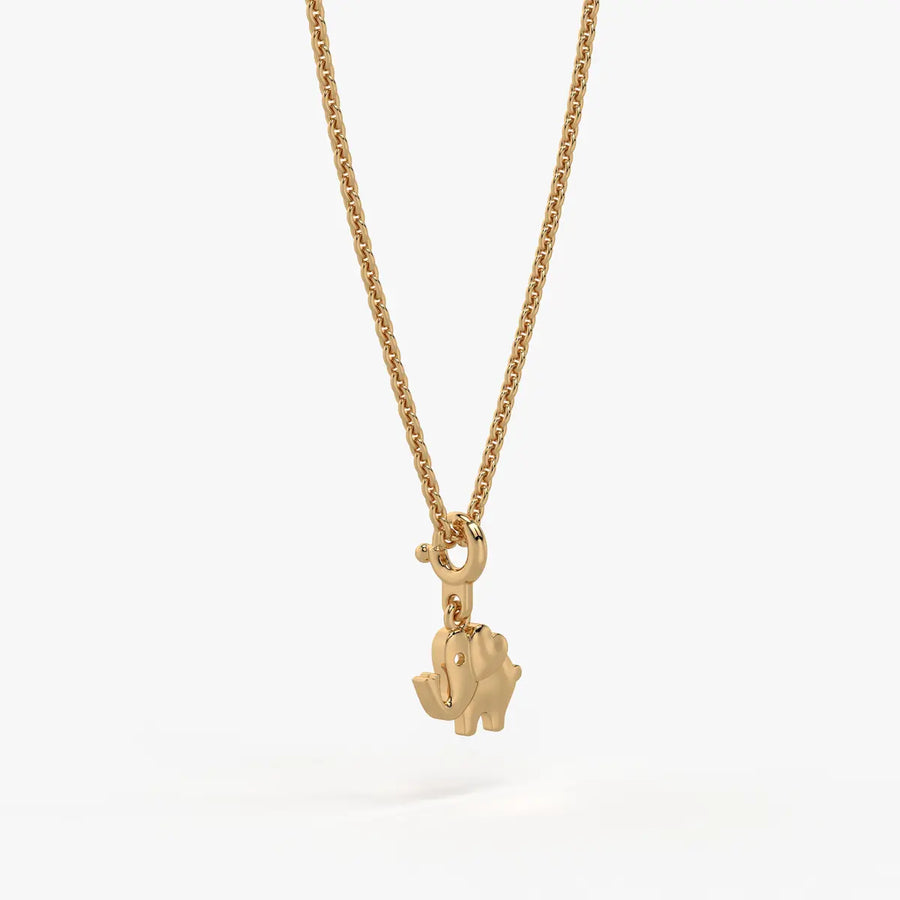 Elluri Kids Elephant Charm Pendant