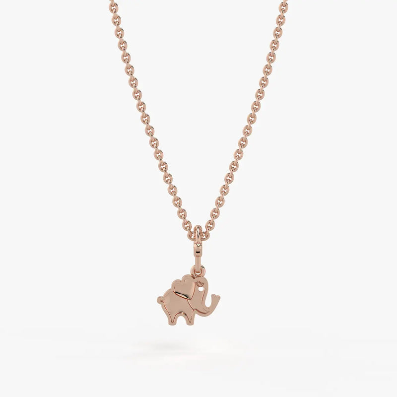 Elluri Kids Elephant Charm Pendant