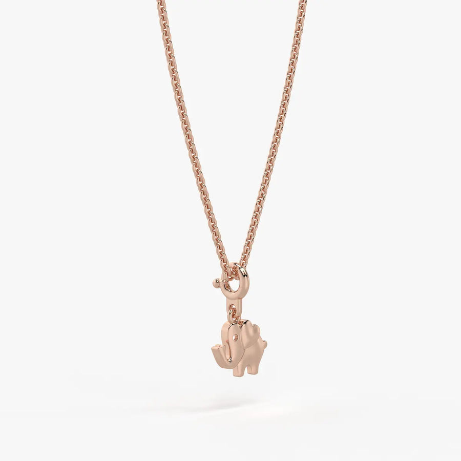 Elluri Kids Elephant Charm Pendant
