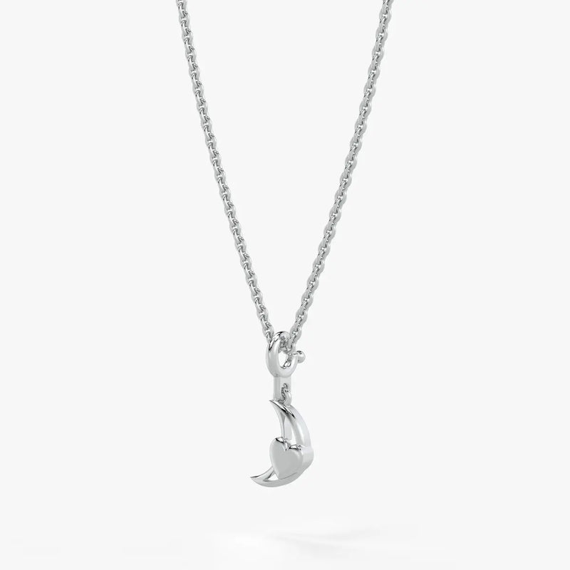 Moonlet Heart Kids Charm Pendant
