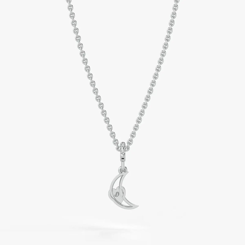 Moonlet Heart Kids Charm Pendant