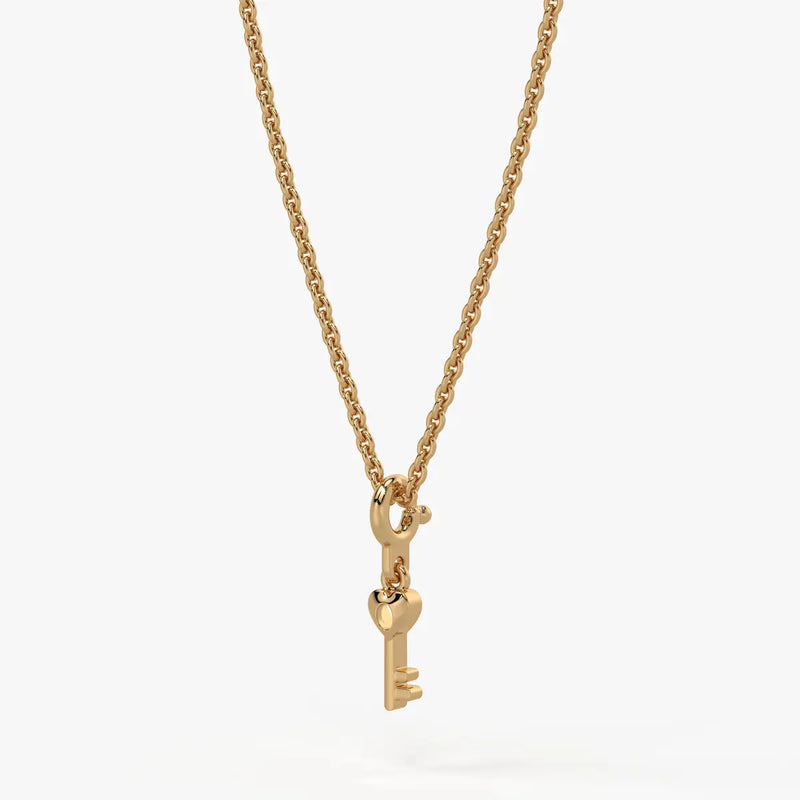 Keylina Kids Heart Key Charm Pendant