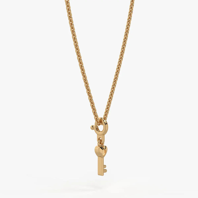 Keylina Kids Heart Key Charm Pendant