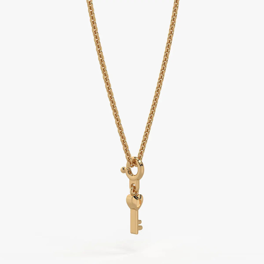 Keylina Kids Heart Key Charm Pendant