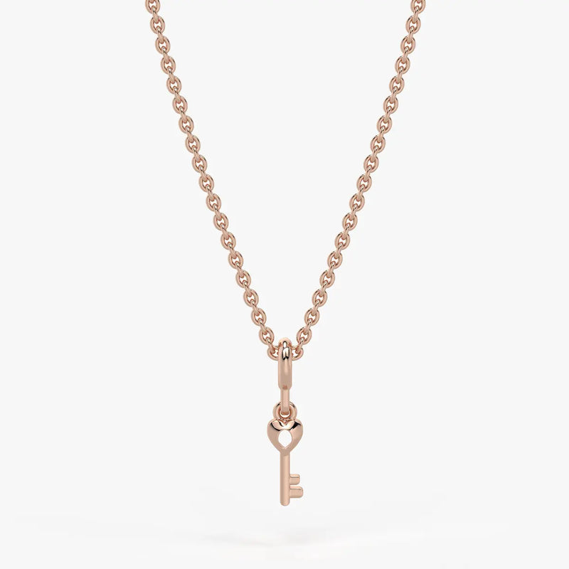 Keylina Kids Heart Key Charm Pendant