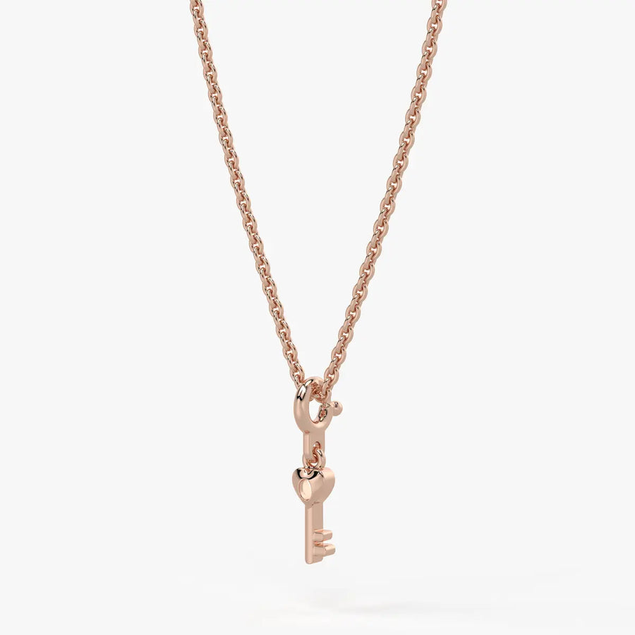 Keylina Kids Heart Key Charm Pendant