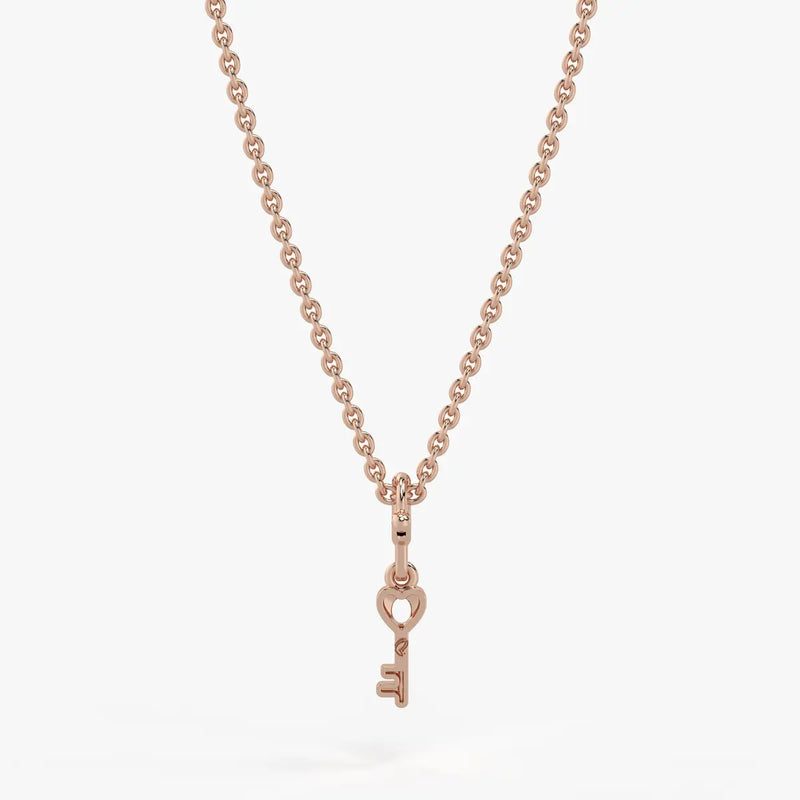 Keylina Kids Heart Key Charm Pendant