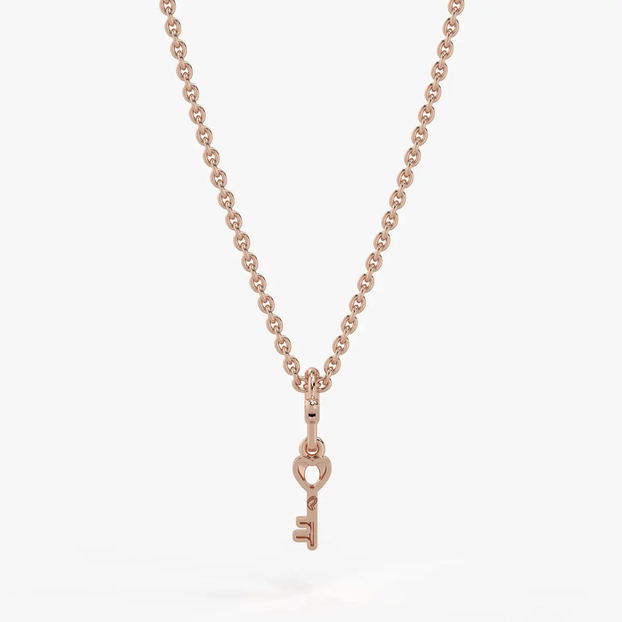 Keylina Kids Heart Key Charm Pendant