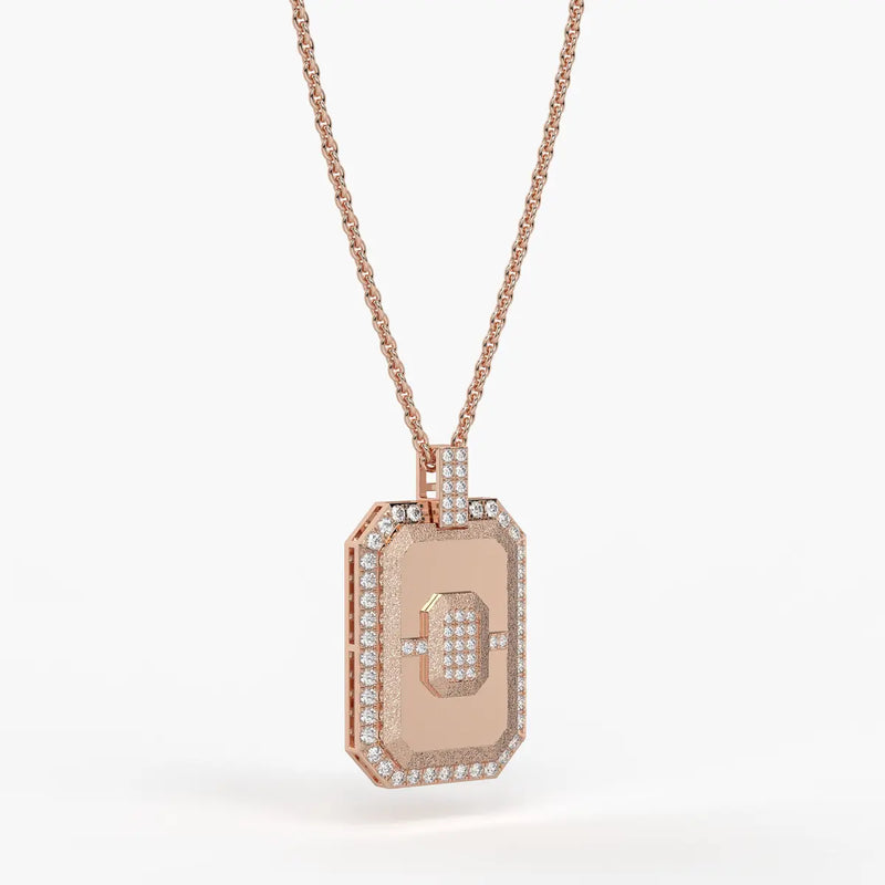Regalon Crest Frame Pendant For Men