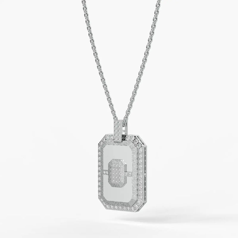 Regalon Crest Frame Pendant For Men