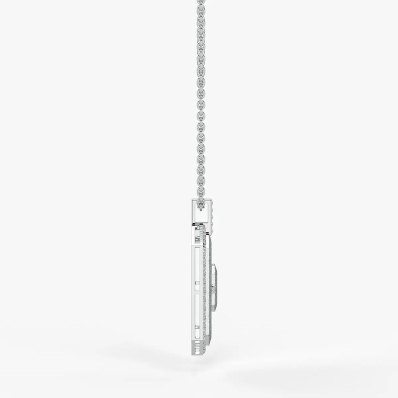 Regalon Crest Frame Pendant For Men