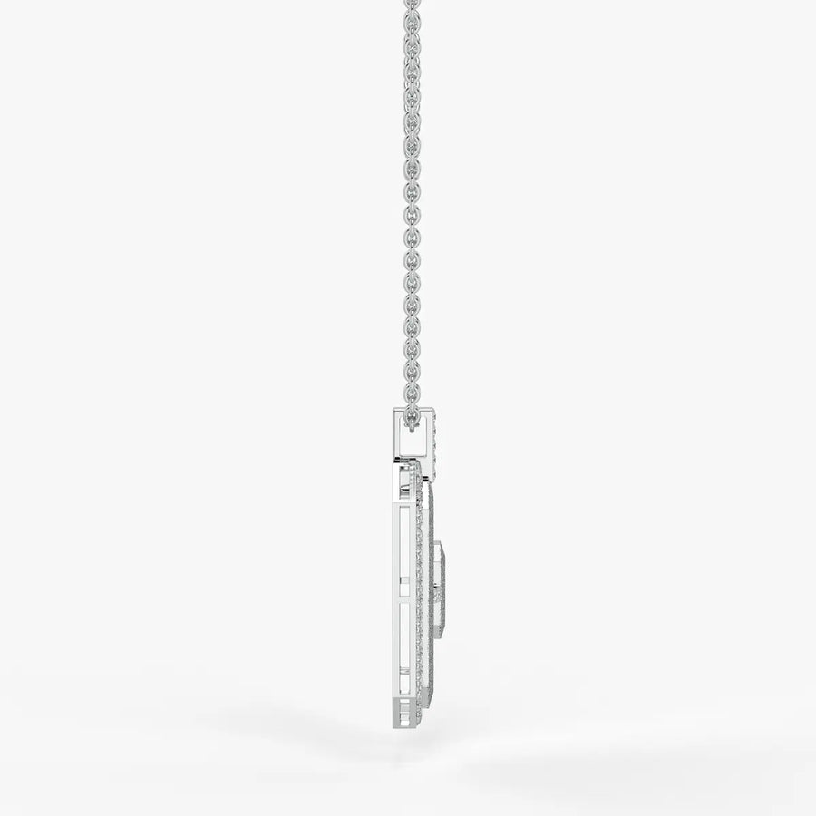 Regalon Crest Frame Pendant For Men