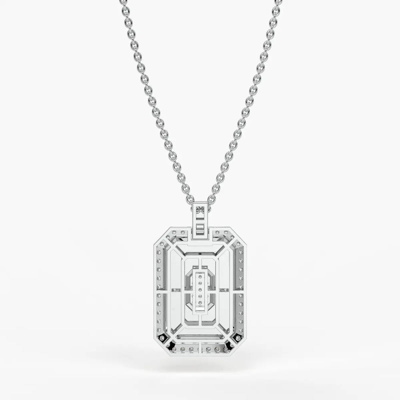 Regalon Crest Frame Pendant For Men