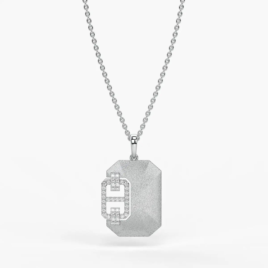 Hexaro Alpha Emblem Pendant For Men
