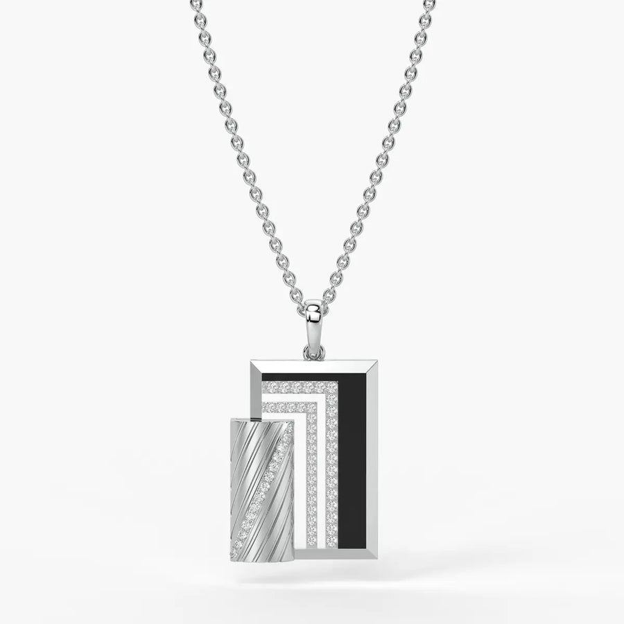 Aurex Strata Edge Pendant For Men