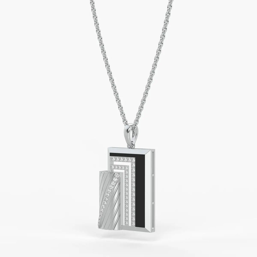 Aurex Strata Edge Pendant For Men
