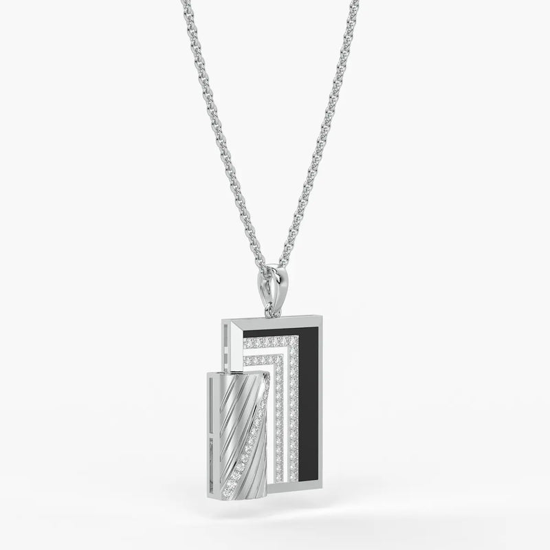 Aurex Strata Edge Pendant For Men