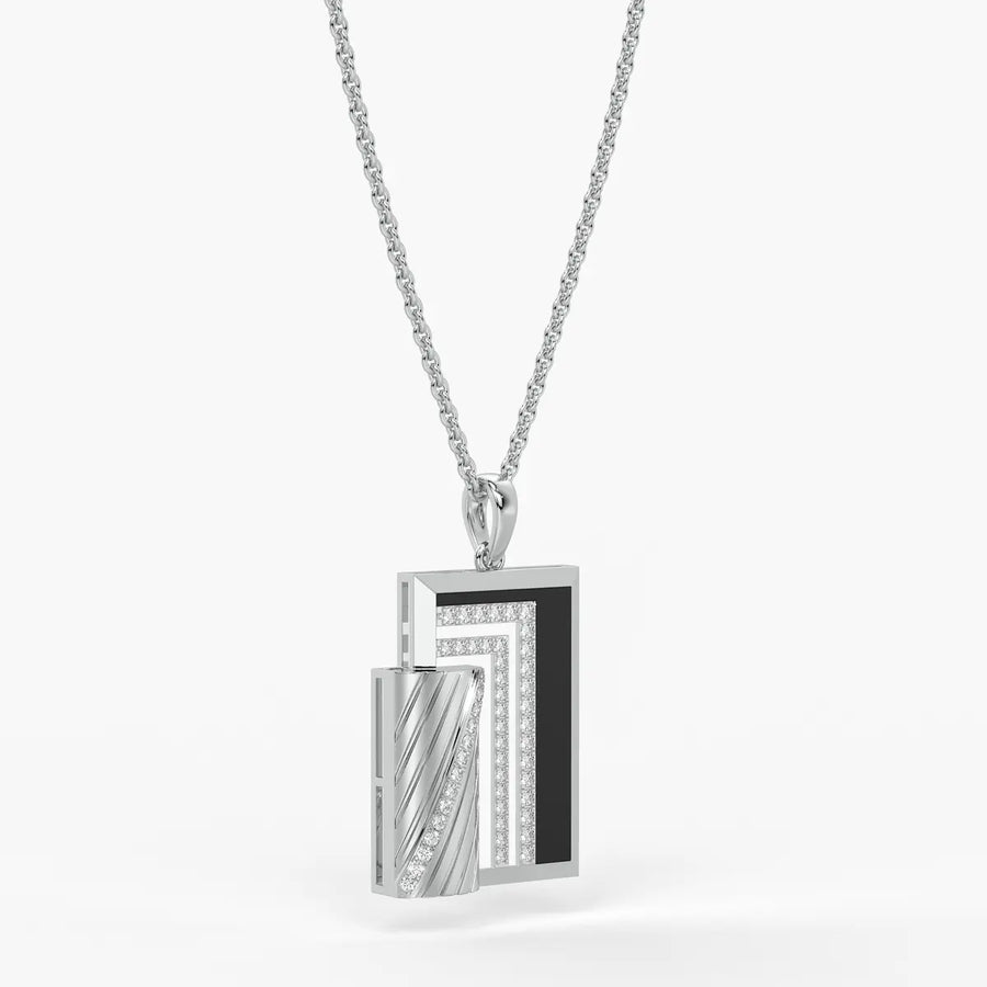 Aurex Strata Edge Pendant For Men