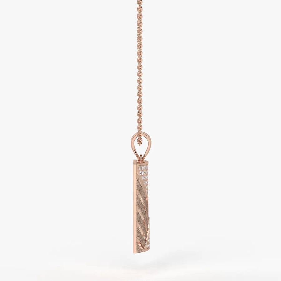 Triovex Prism Grid Pendant For Men
