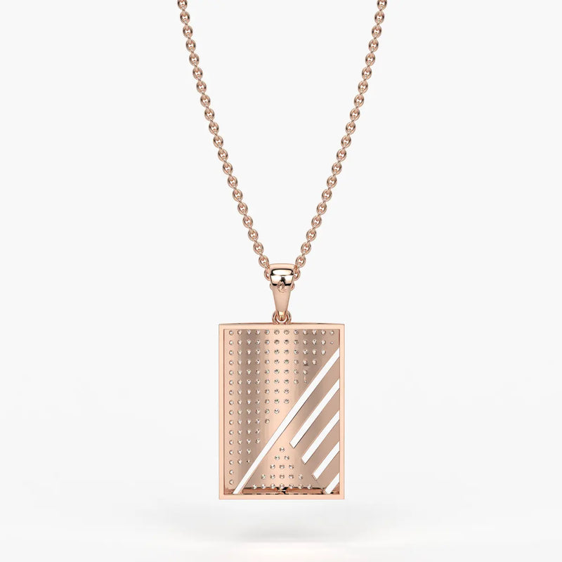 Triovex Prism Grid Pendant For Men